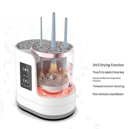 PureBrist™ Luxe – Professional Makeup Brush Cleaning And Fan Drying at Home