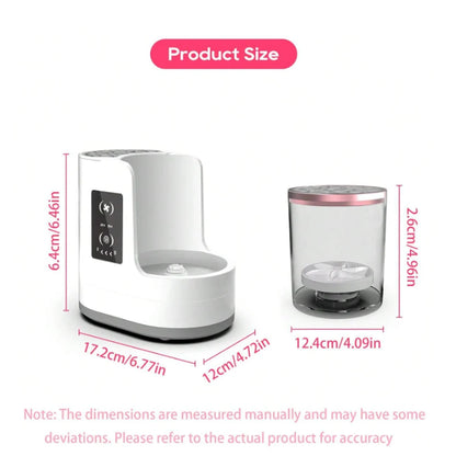 PureBrist™ Luxe – Professional Makeup Brush Cleaning And Fan Drying at Home
