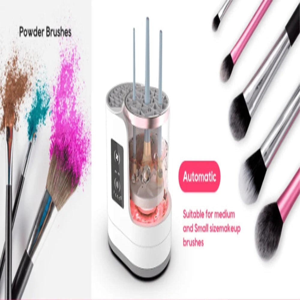 PureBrist™ Luxe – Professional Makeup Brush Cleaning And Fan Drying at Home