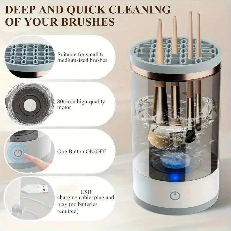 PureBrist™ Pro – Deep Clean Your Makeup Brushes in Seconds