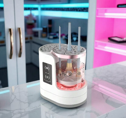 PureBrist™ Luxe – Professional Makeup Brush Cleaning And Fan Drying at Home
